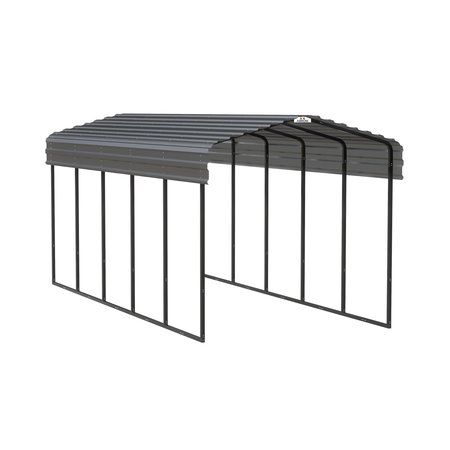 ARROW STORAGE PRODUCTS Carport, 10 ft. x 24 ft. x 9 ft. Charcoal CPHC102409